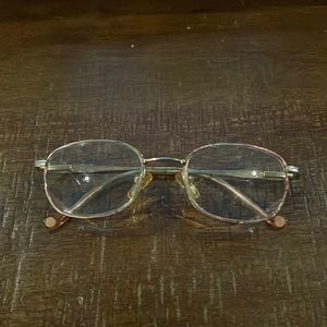 Mickey Mouse pink/rose gold colored kids eyeglasses. Full rim. No known size